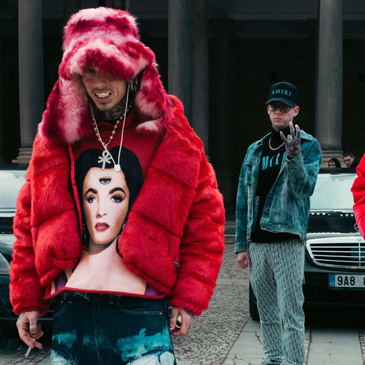 FASHION REBELS GRISELDA ČERVENÁ MIKINA