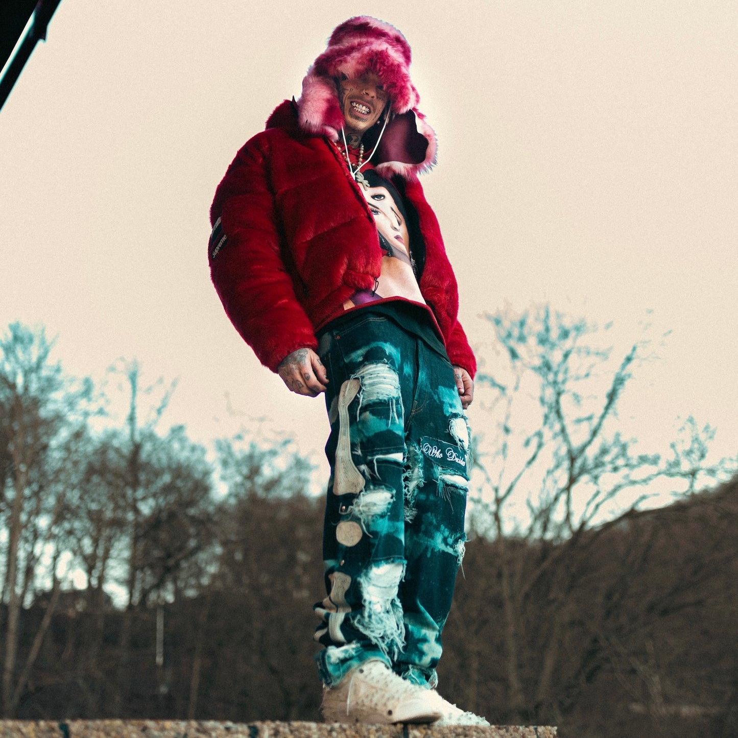 CAPITAL x BRAVADO CUSTOM DENIM JEANS
