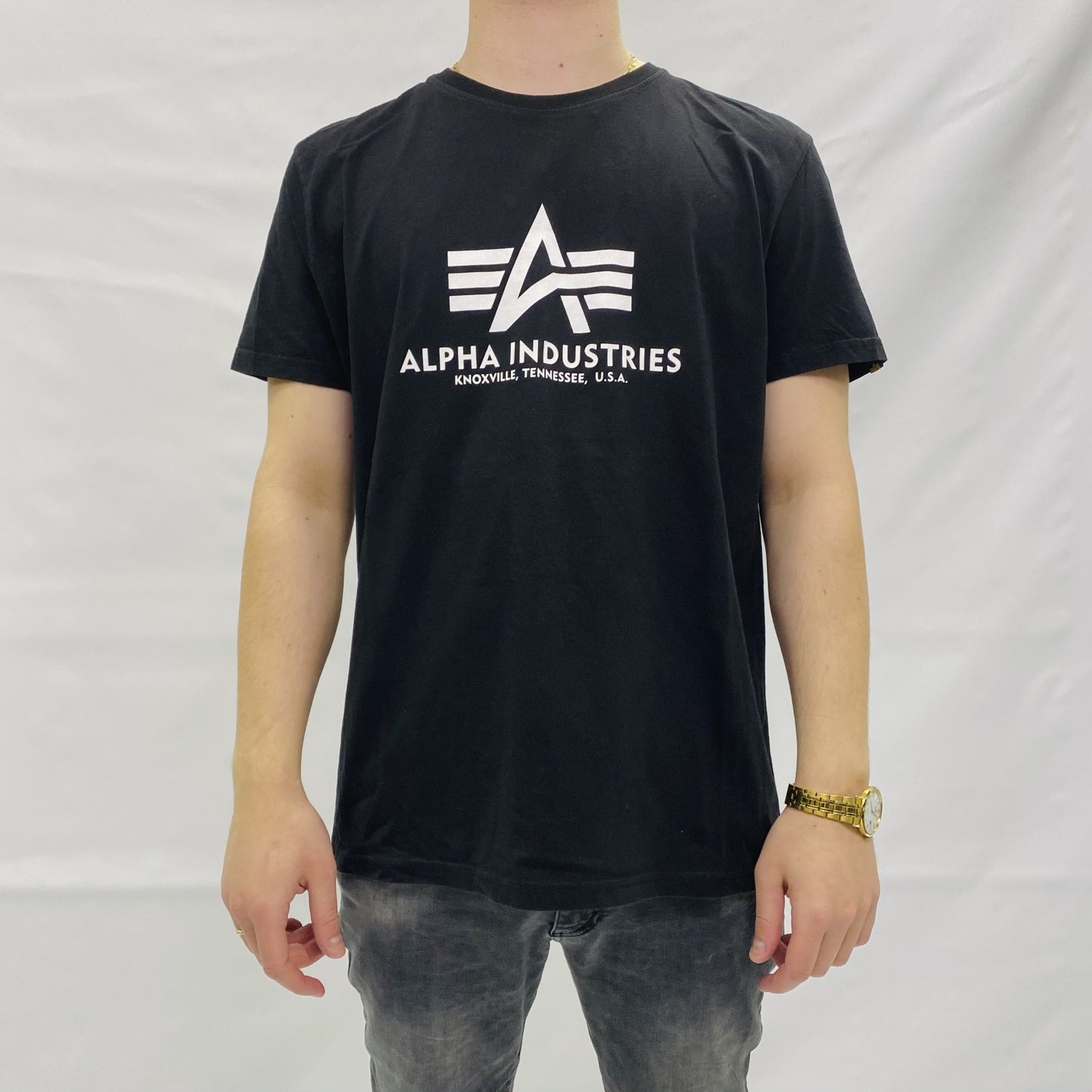ALPHA INDUSTRIES TRIKO ČERNÉ