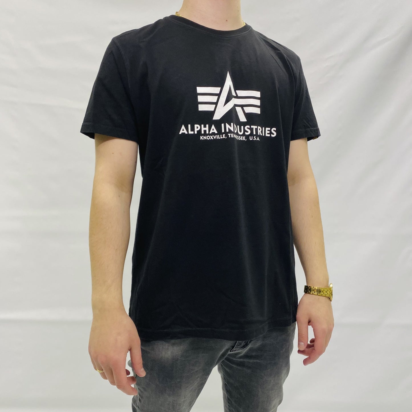 ALPHA INDUSTRIES TRIKO ČERNÉ