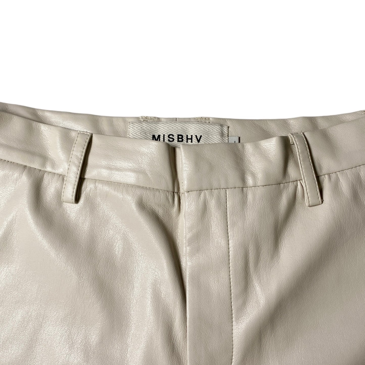 MISBHV LEATHER SHORTS