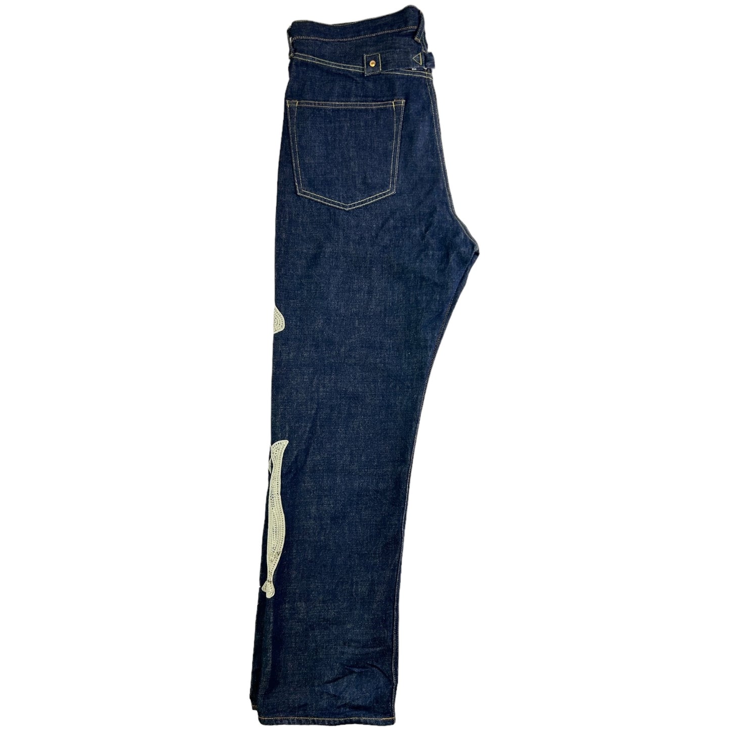 CAPITAL BONES DENIM PANTS