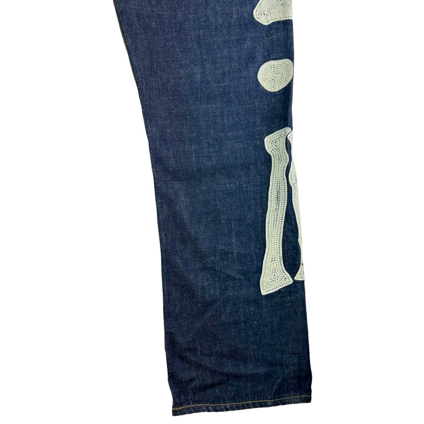 CAPITAL BONES DENIM PANTS