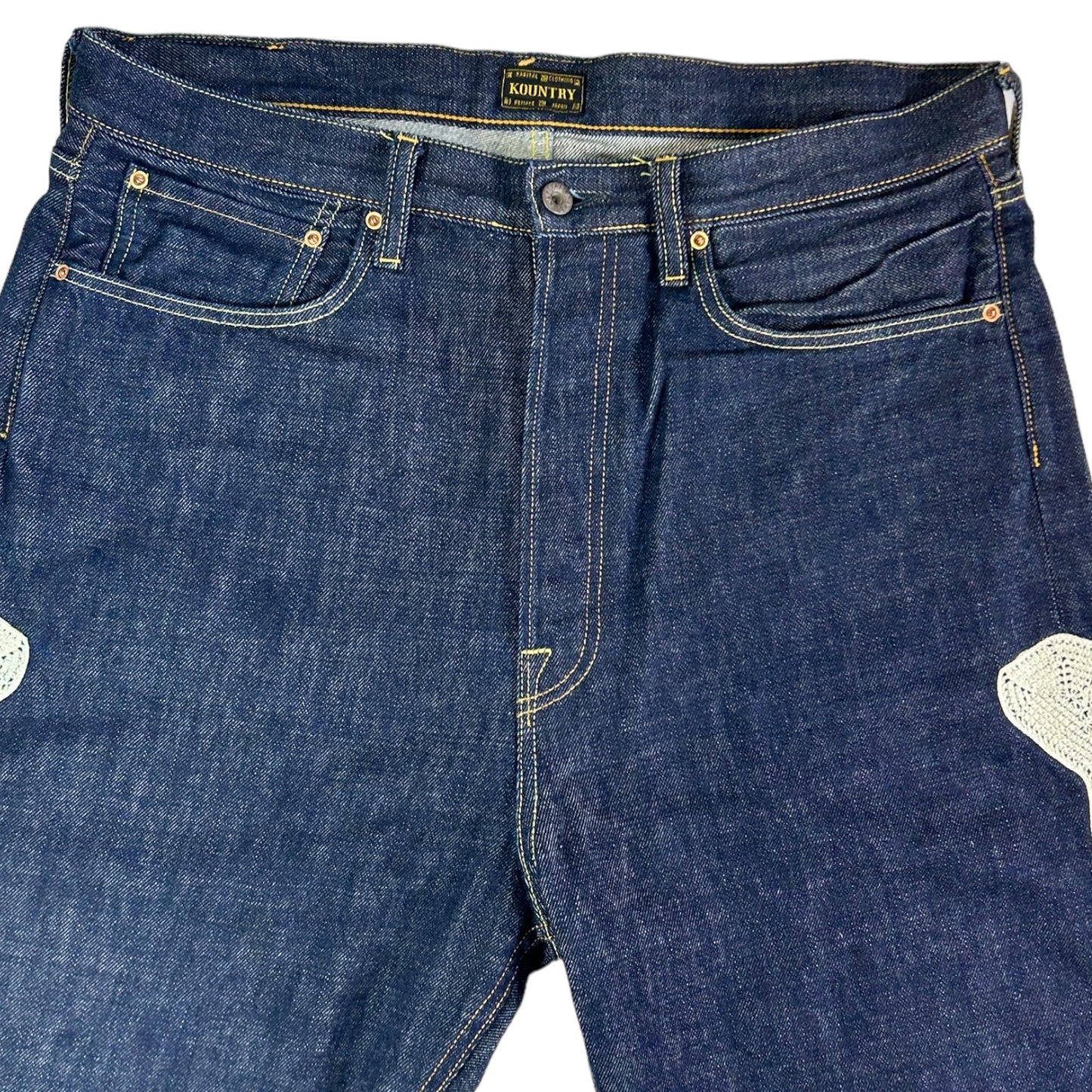 CAPITAL BONES DENIM PANTS