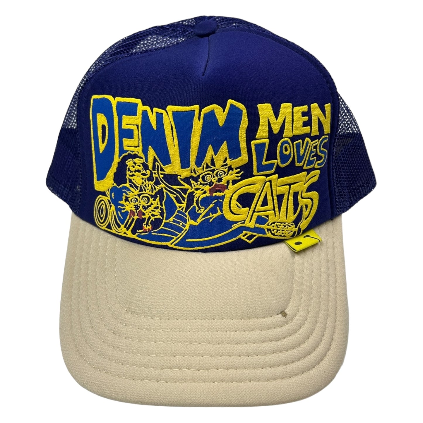 KAPITAL DENIM MEN LOVES CATS FIALOVÁ KŠILTOVKA