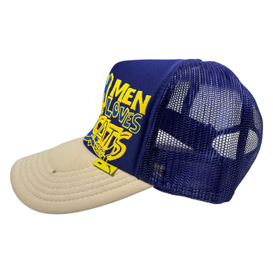 KAPITAL DENIM MEN LOVES CATS FIALOVÁ KŠILTOVKA