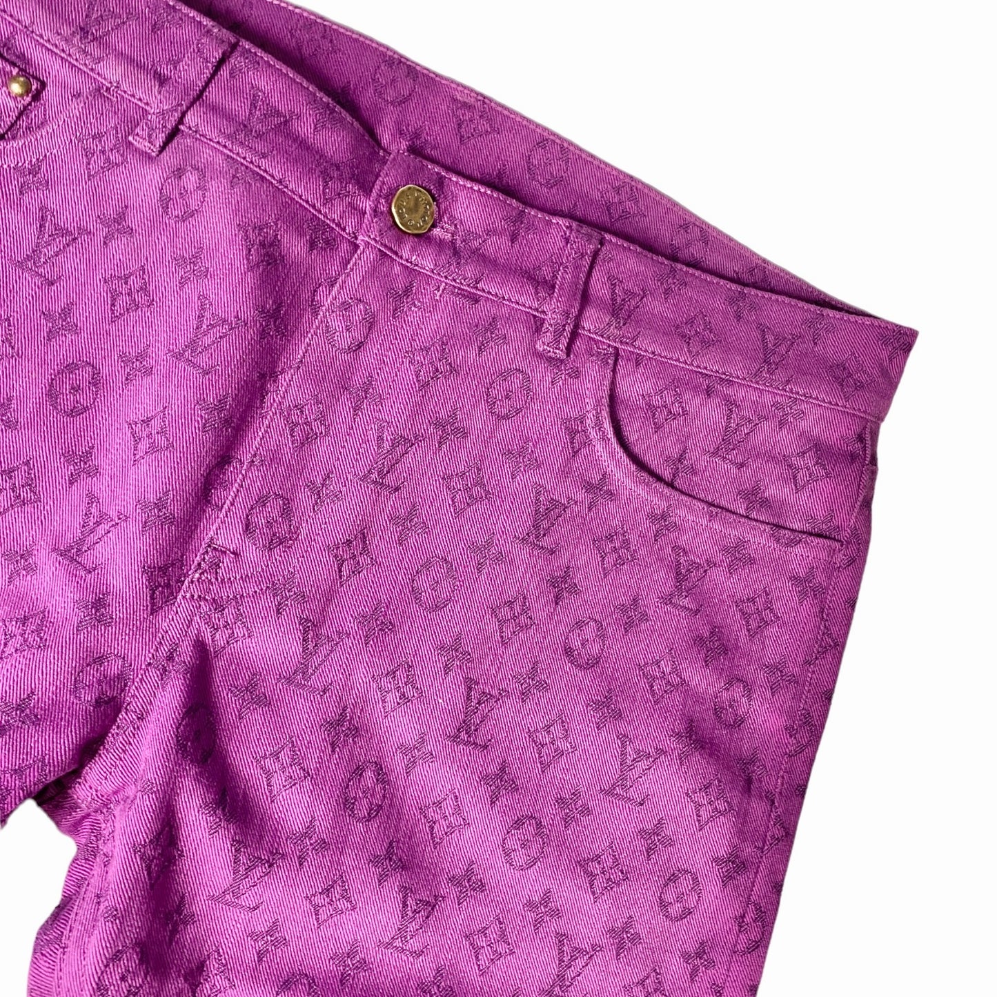 LV PURPLE JEANS