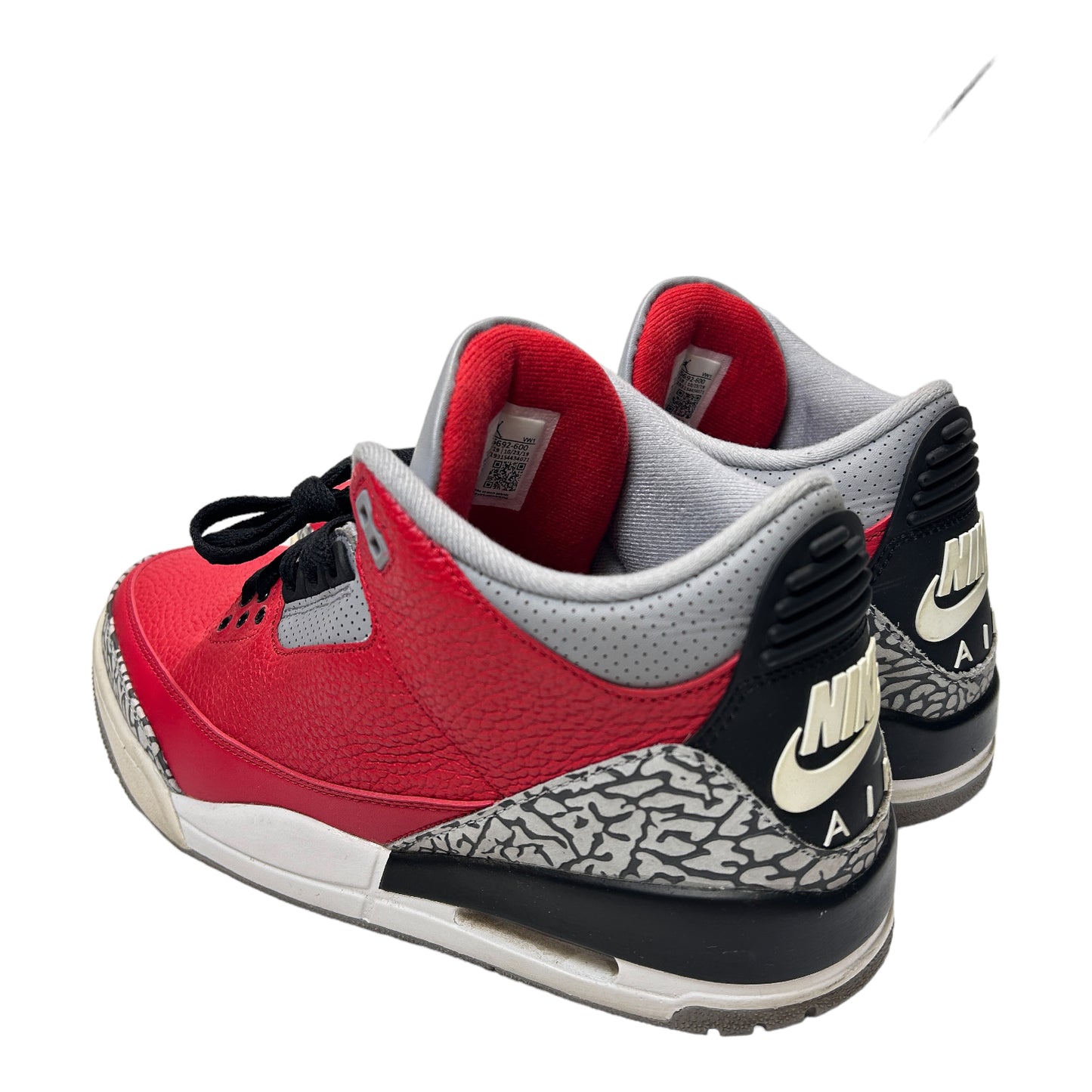 AIR JORDAN 3 FIRE RED BOTY
