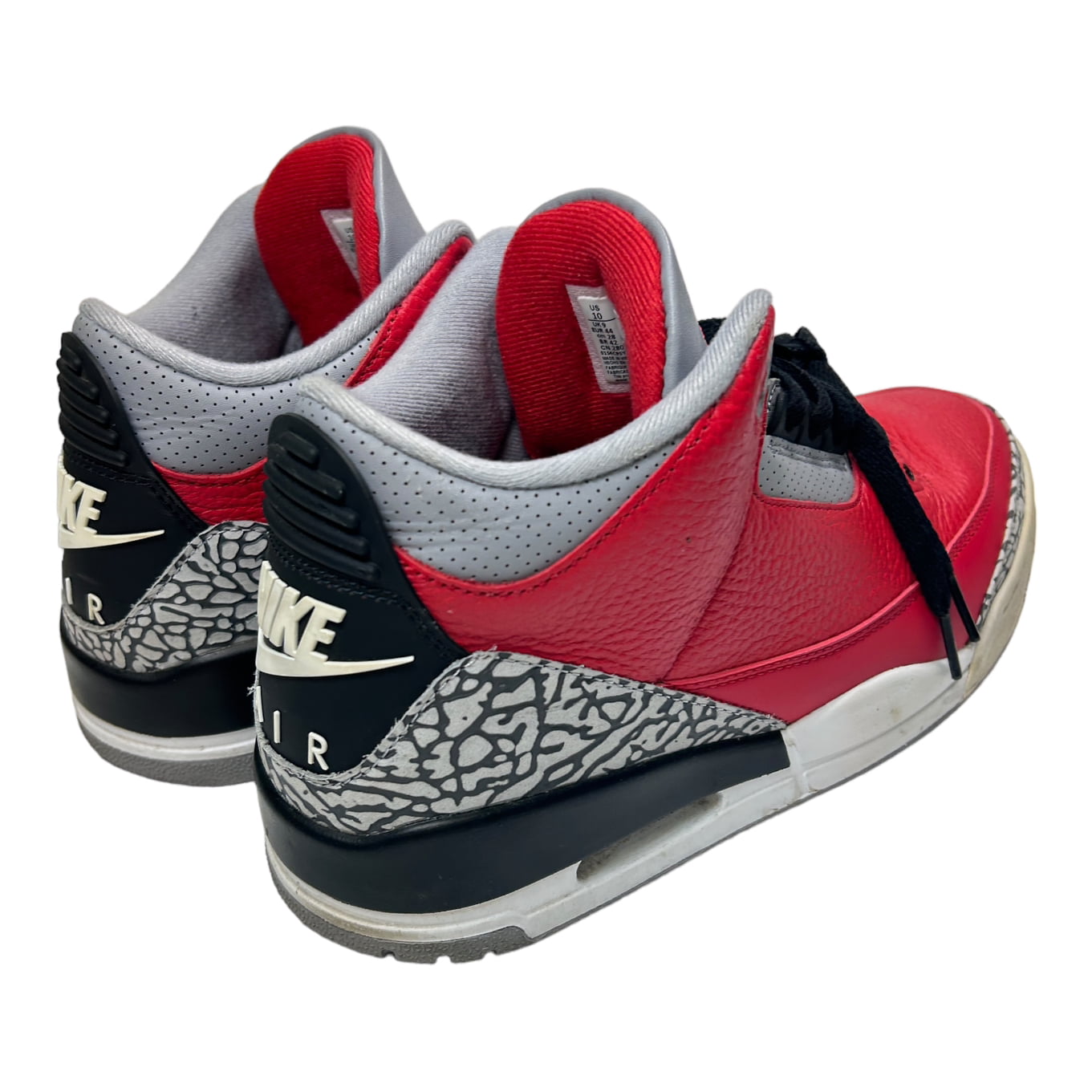 AIR JORDAN 3 FIRE RED BOTY