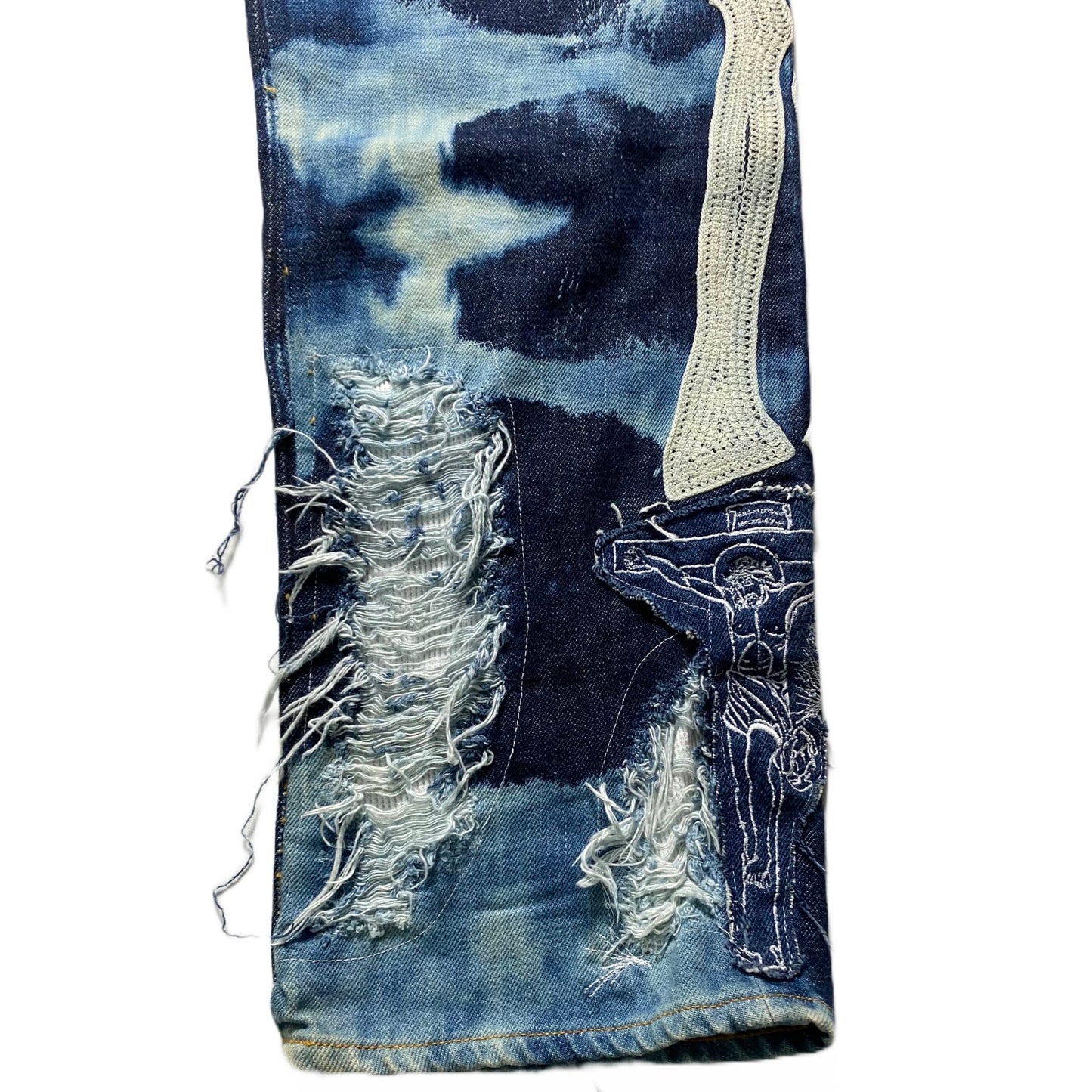 CAPITAL x BRAVADO CUSTOM DENIM JEANS