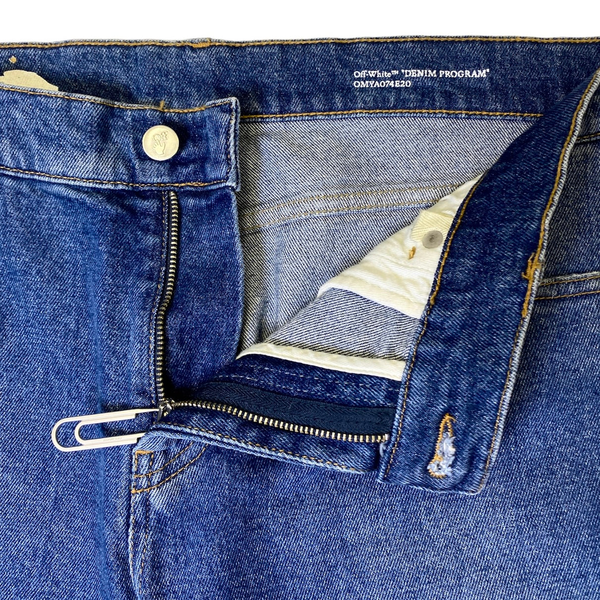 OFF WHITE DENIM PANTS