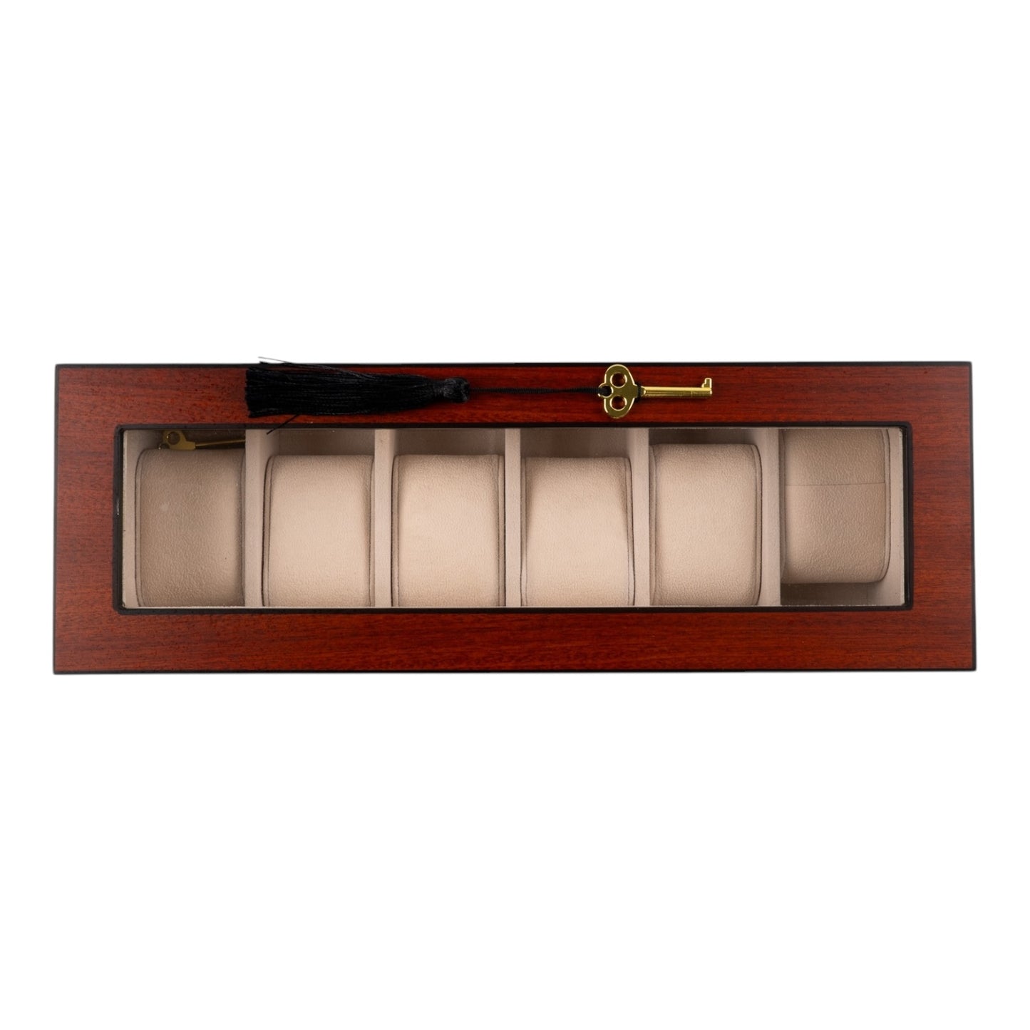 WOODEN CASE FOR 6 WATCHES