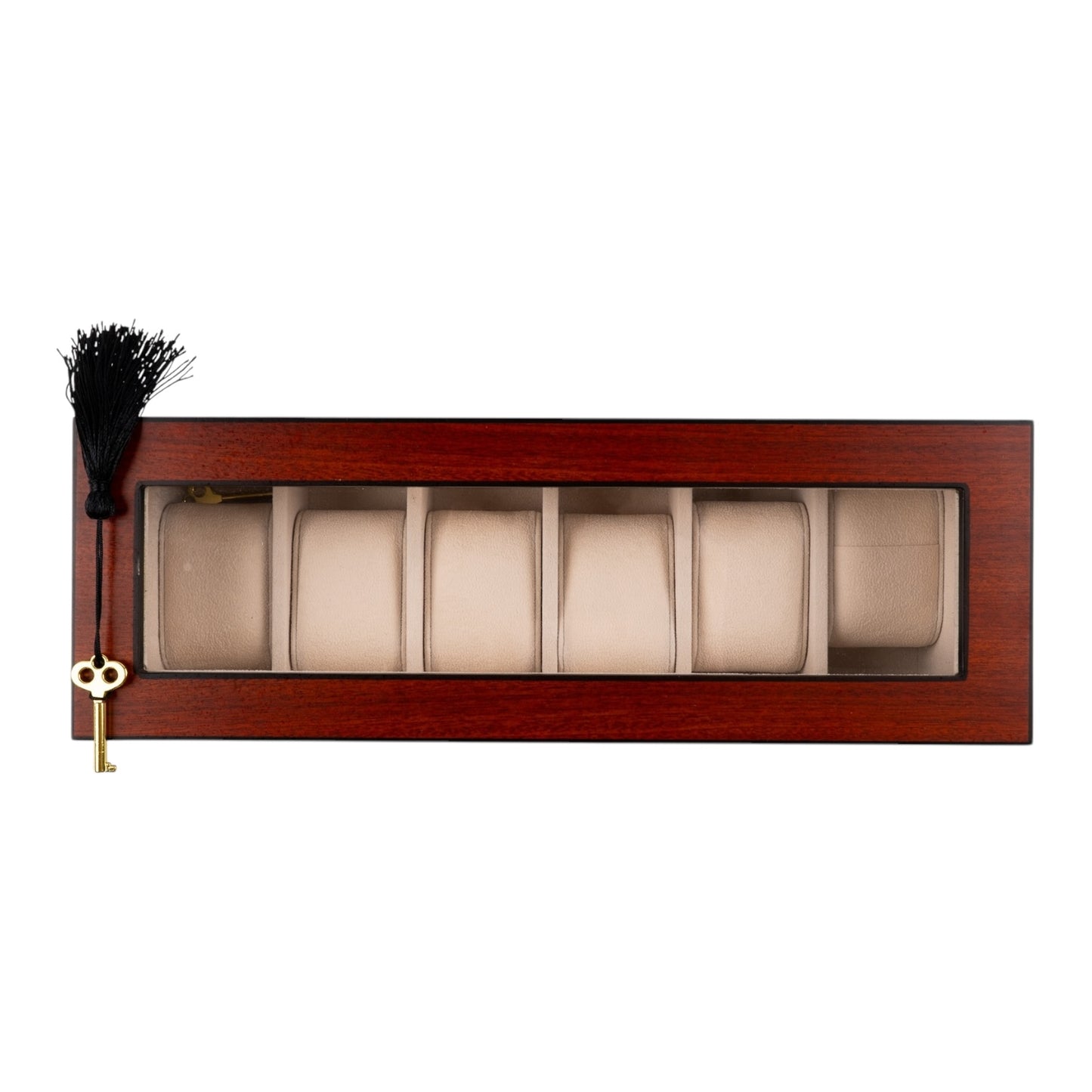WOODEN CASE FOR 6 WATCHES
