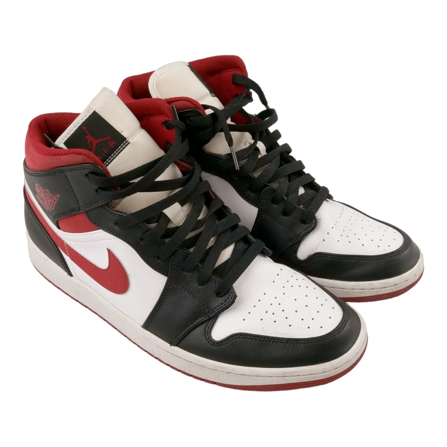 AIR JORDAN 1 MID ČERVENOČERNÉ BOTY