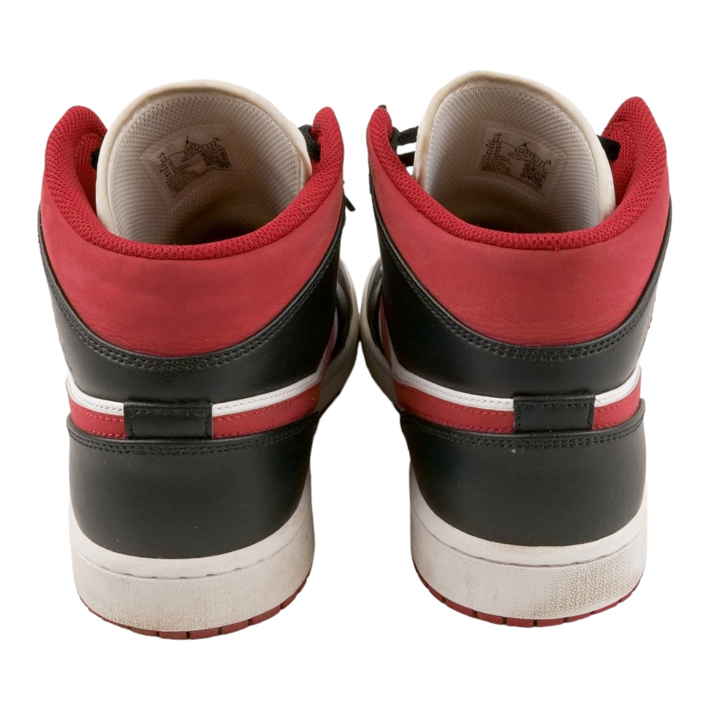 AIR JORDAN 1 MID ČERVENOČERNÉ BOTY