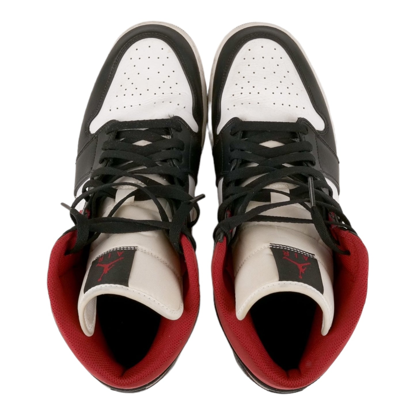 AIR JORDAN 1 MID ČERVENOČERNÉ BOTY