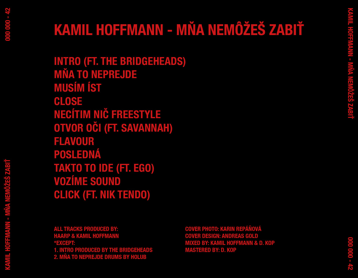 KAMIL HOFFMANN - MŇA NEMÔŽEŠ ZABIŤ CD