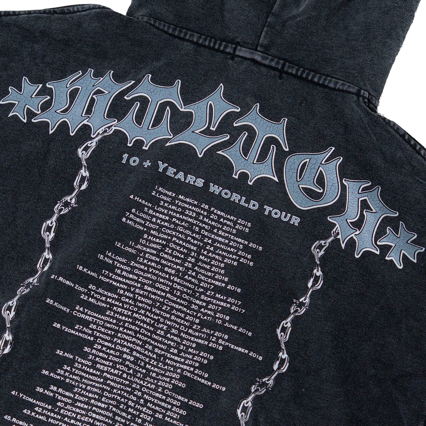 10yrs Tour Hoodie Grey