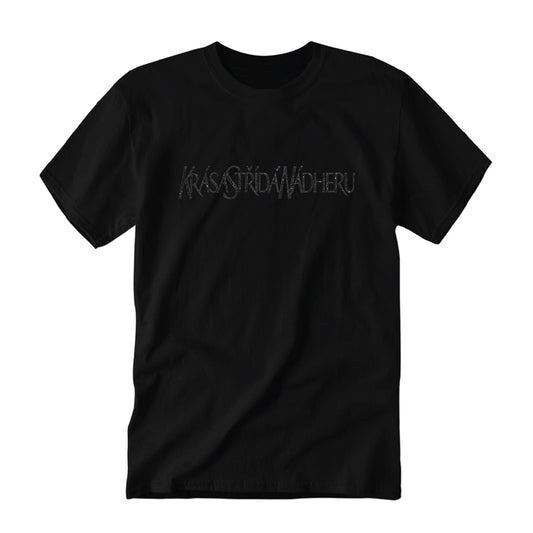 KSN T-SHIRT BLACK GLITTER