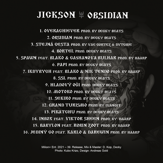 JICKSON - OBSIDIAN CD