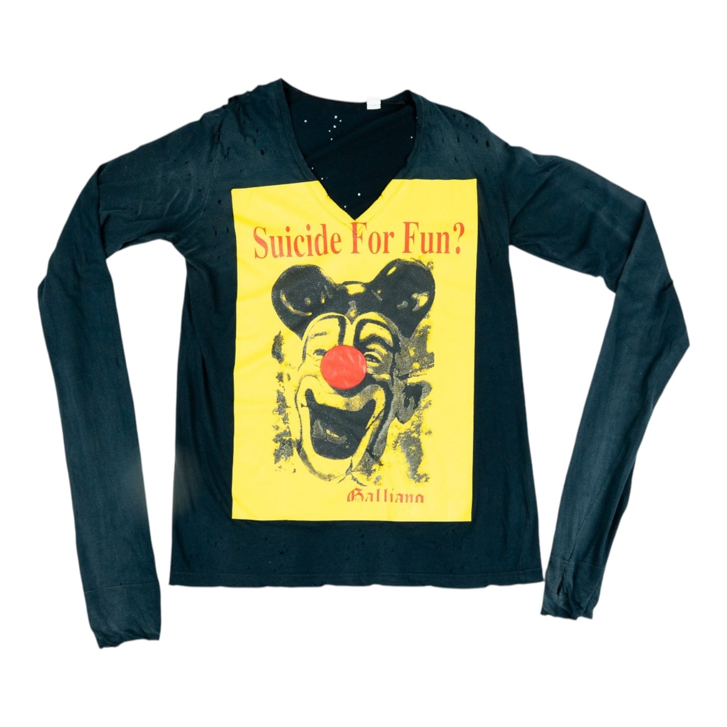 JOHN GALLIANO SUCIDE FOR FUN LONGSLEEVE