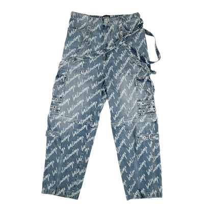 BALENCIAGA RAVER DENIM KALHOTY