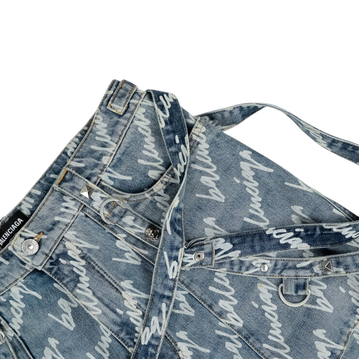 BALENCIAGA RAVER DENIM KALHOTY