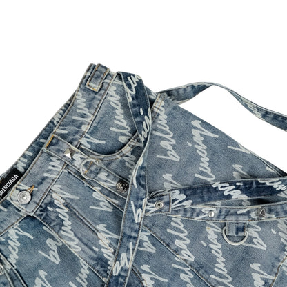 BALENCIAGA RAVER DENIM KALHOTY