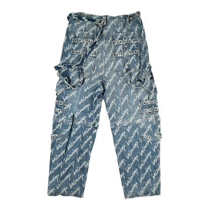 BALENCIAGA RAVER DENIM KALHOTY