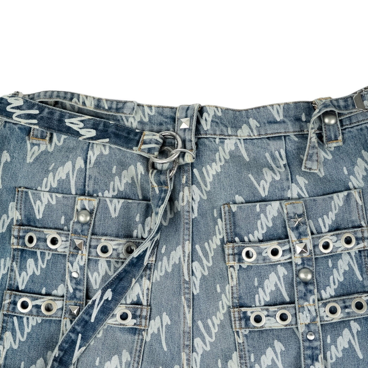 BALENCIAGA RAVER DENIM KALHOTY