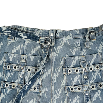 BALENCIAGA RAVER DENIM KALHOTY