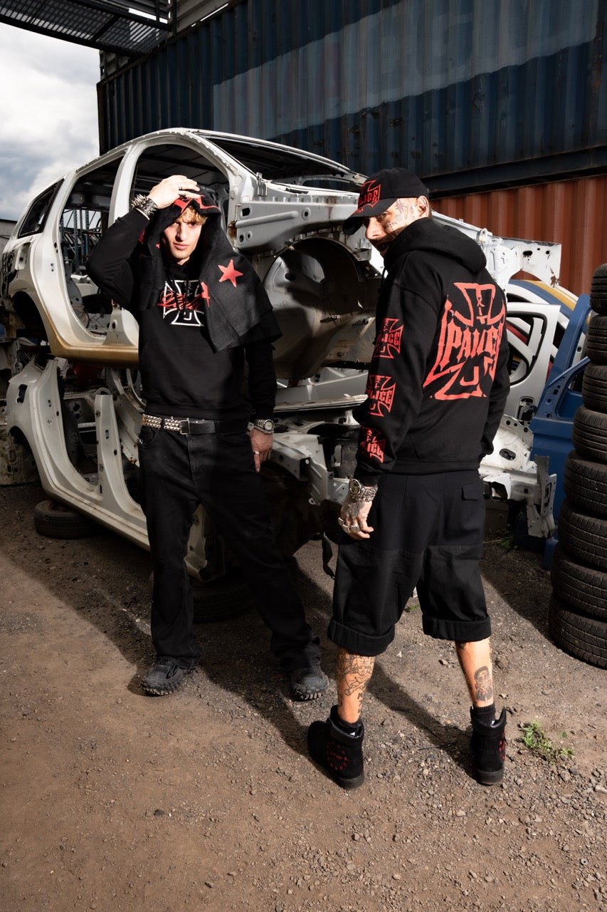 YZO EUP RED ZIP UP HOODIE