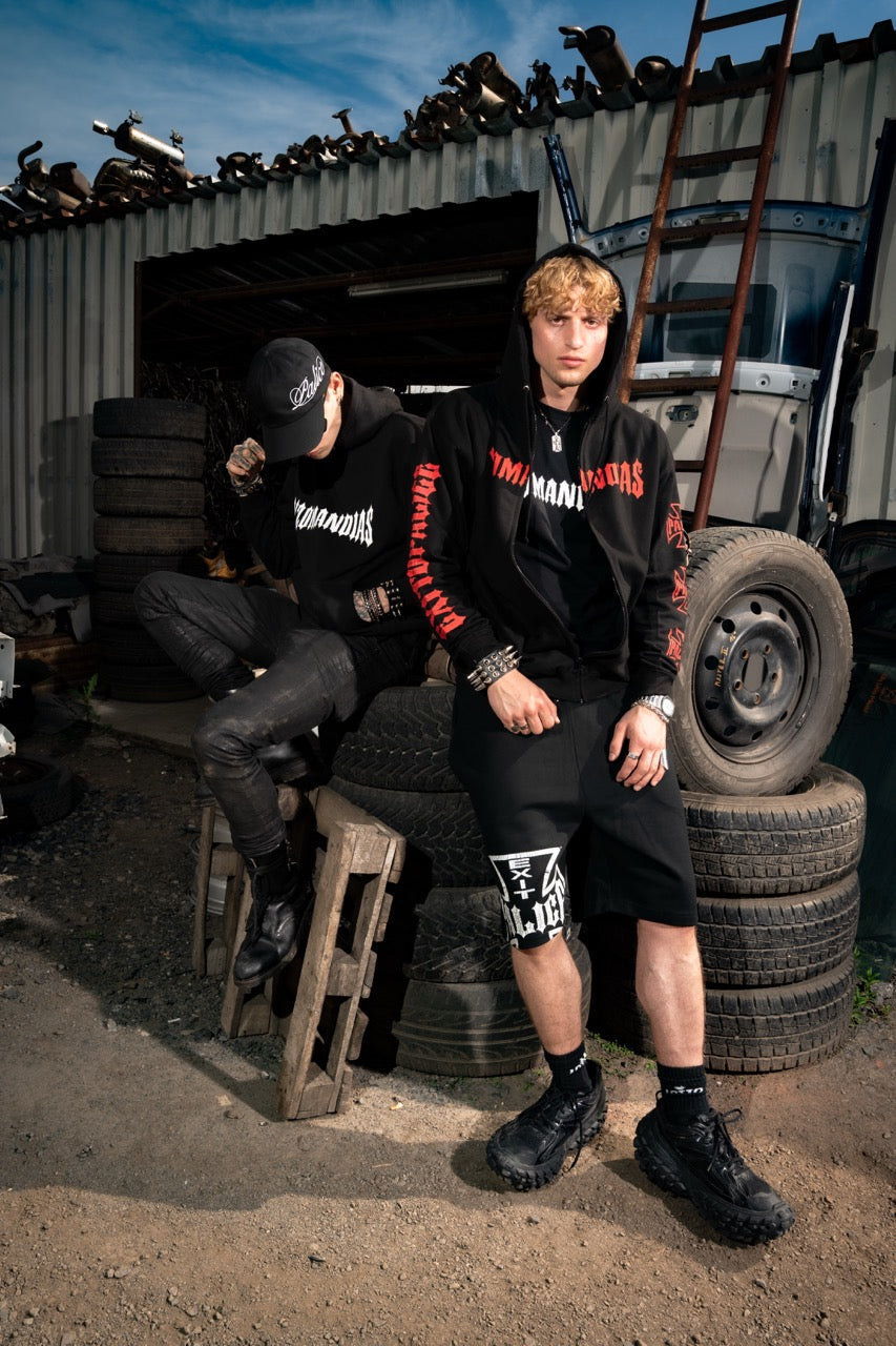 YZO EUP RED ZIP UP HOODIE