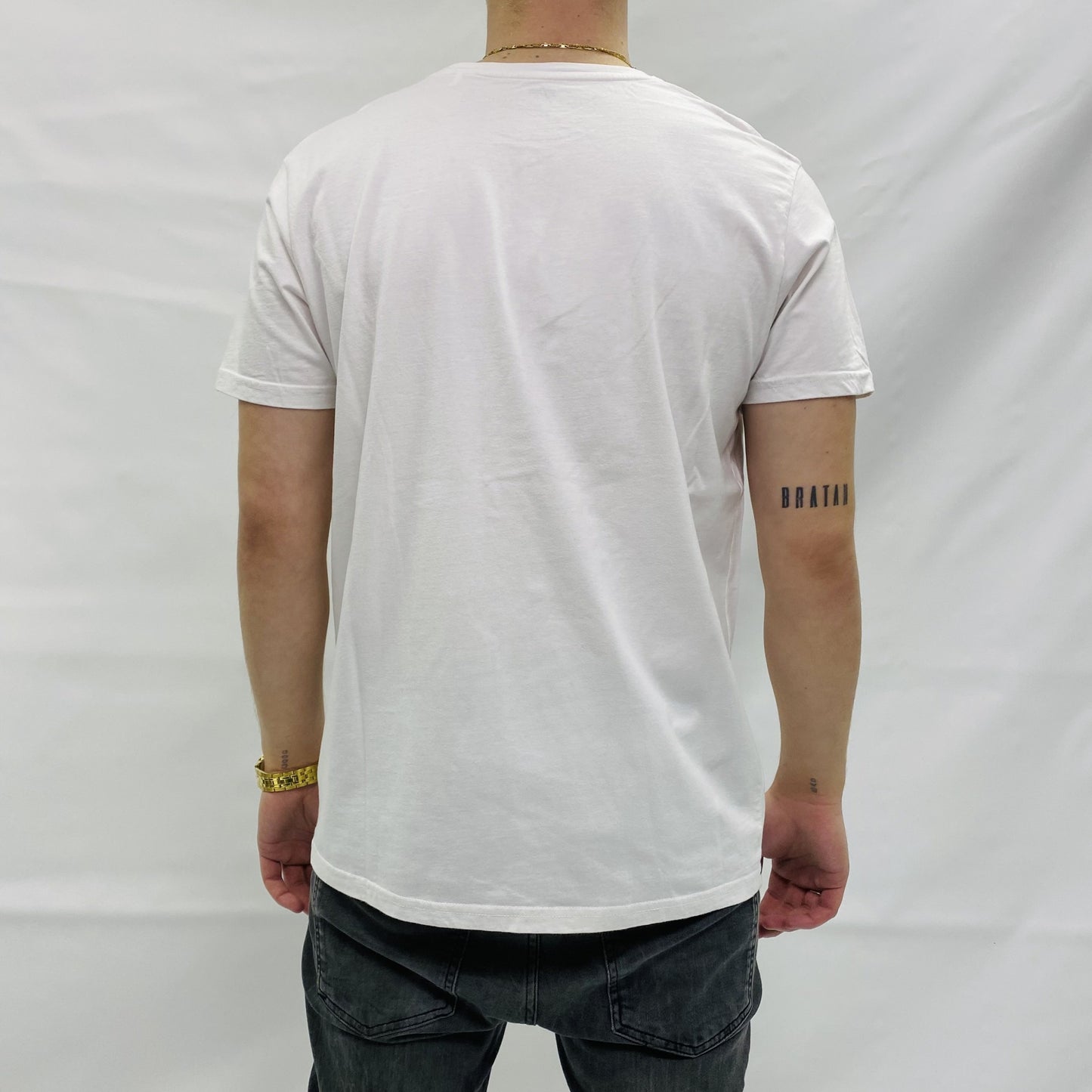 ALPHA INDUSTRIES BÍLÉ TRIKO