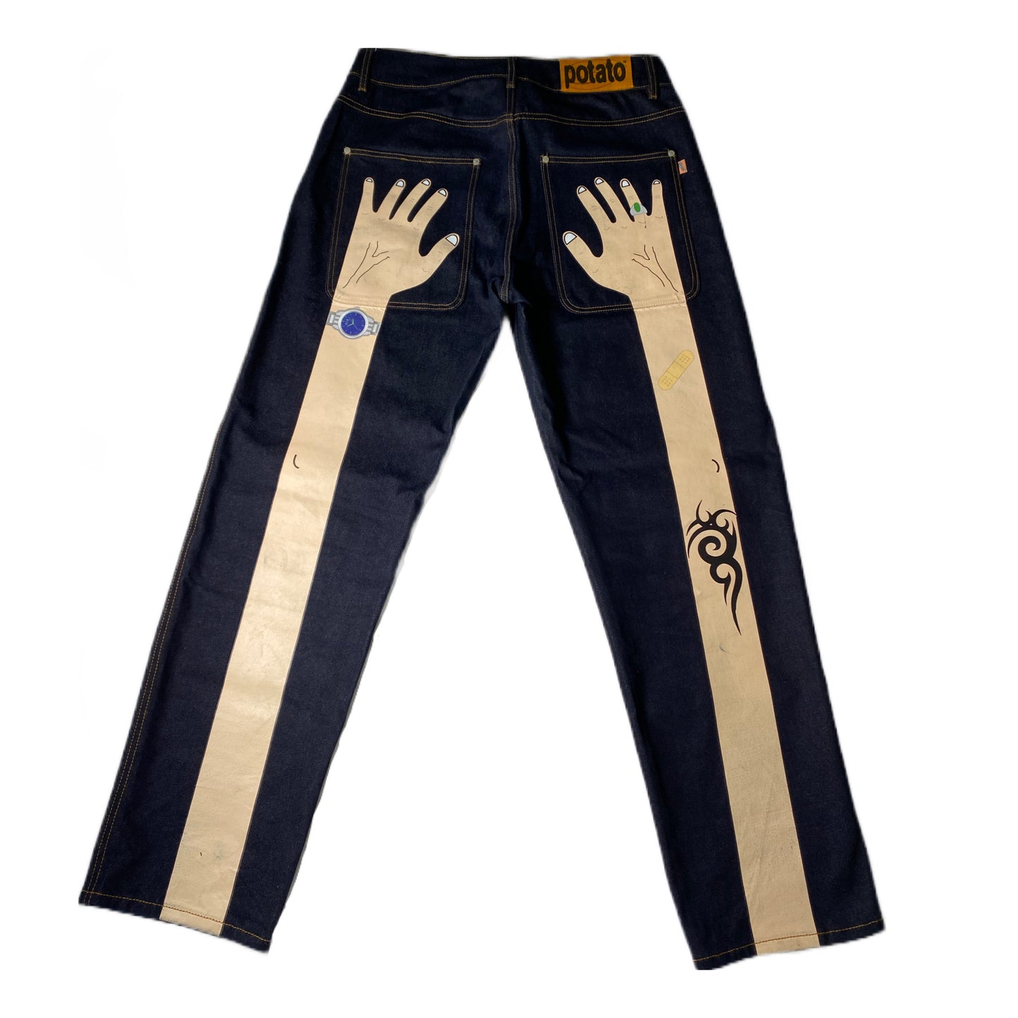 IMRAN POTATO JEANS WITH HANDS