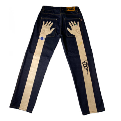 IMRAN POTATO JEANS WITH HANDS