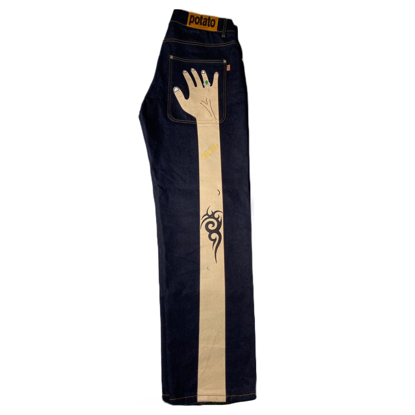 IMRAN POTATO JEANS WITH HANDS