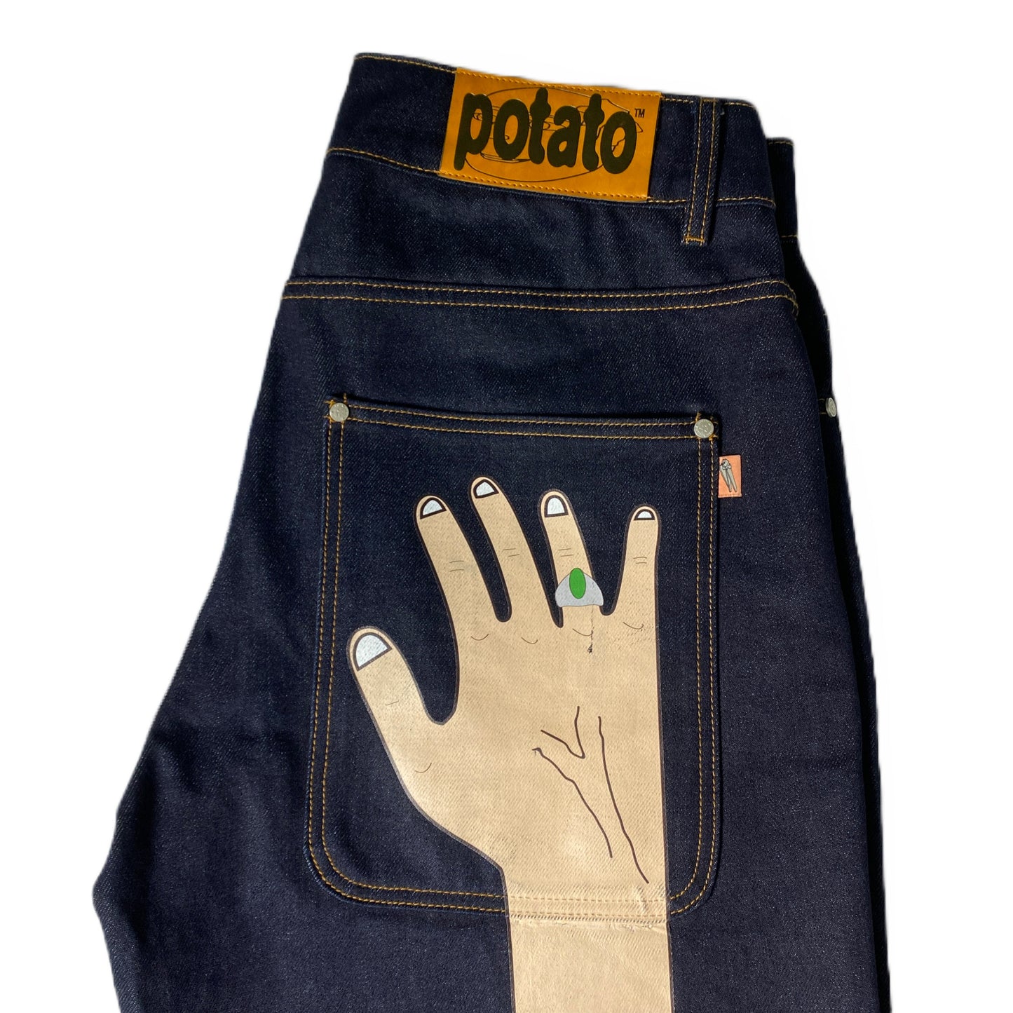 IMRAN POTATO JEANS WITH HANDS