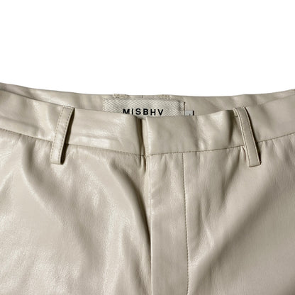 MISBHV LEATHER SHORTS