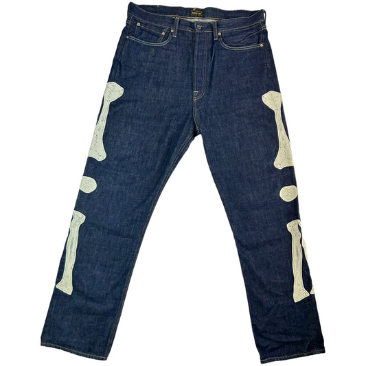 KAPITAL BONES DENIM KALHOTY