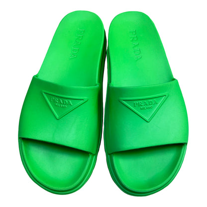 PRADA ZELENÉ PANTOFLE