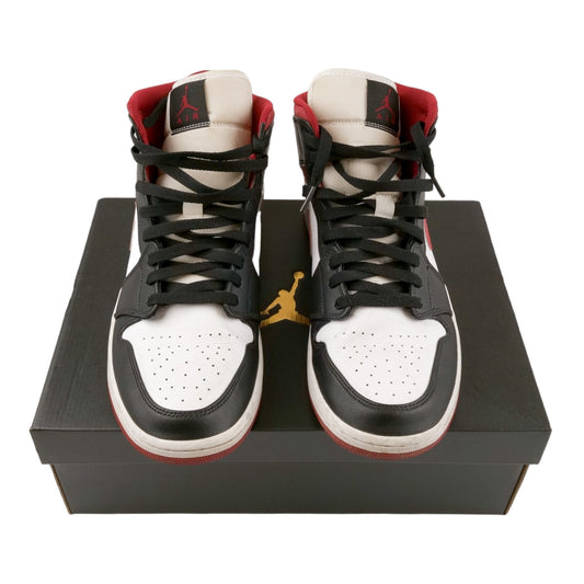 AIR JORDAN 1 MID ČERVENOČERNÉ BOTY