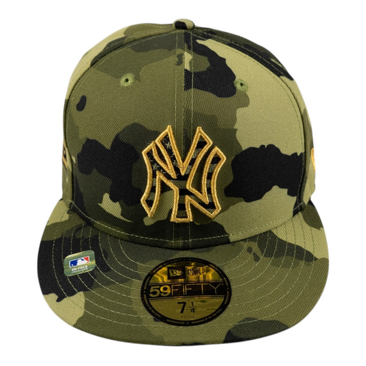 NY CAMO NEW ERA CAP