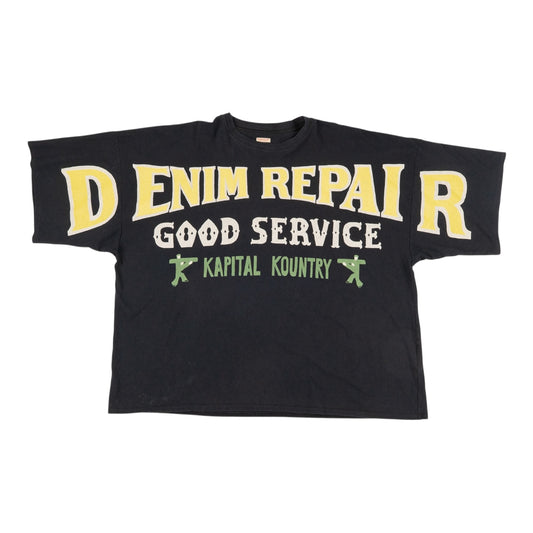 KAPITAL DENIM REPAIR TEE
