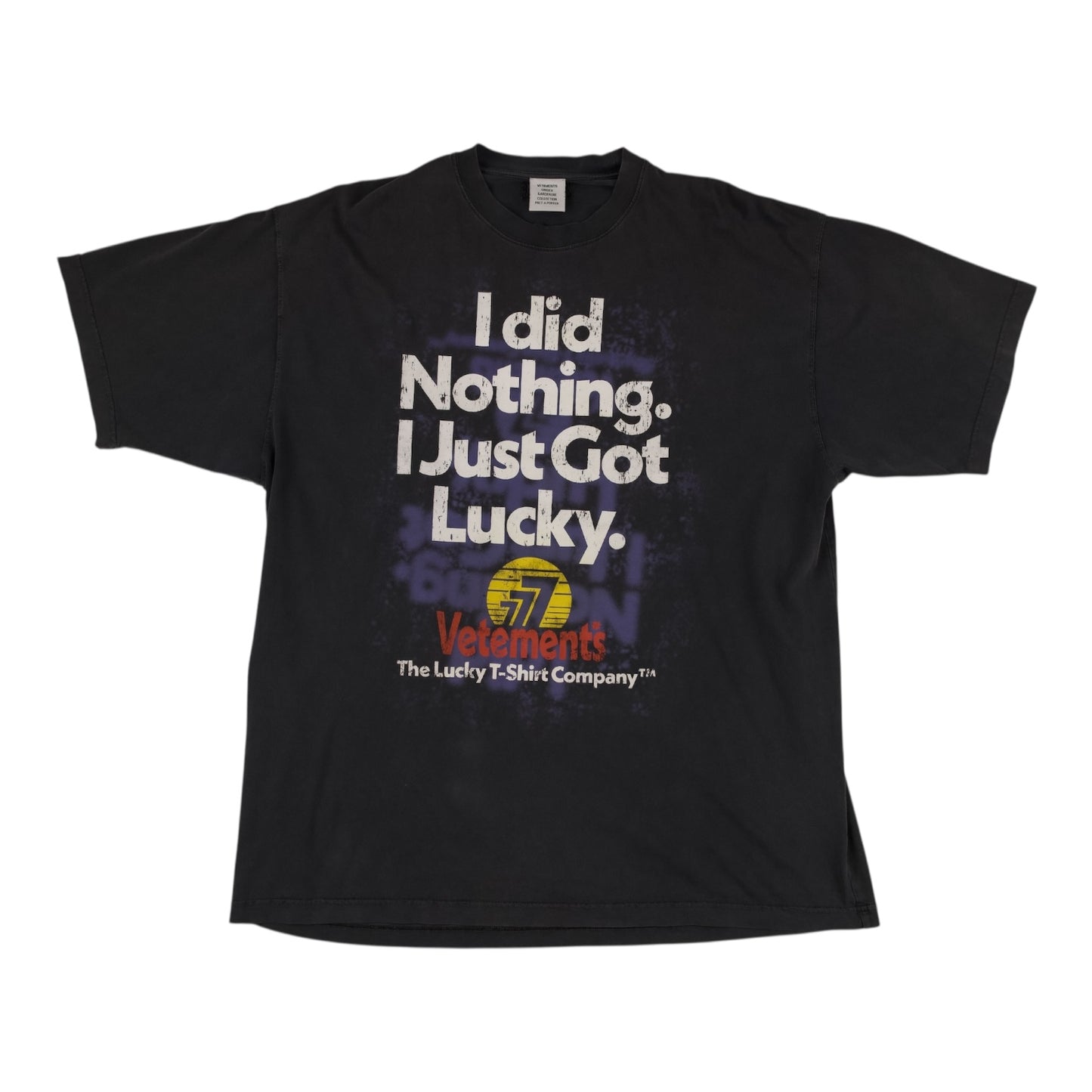 I DID NOTHING VETEMENTS TRIKO