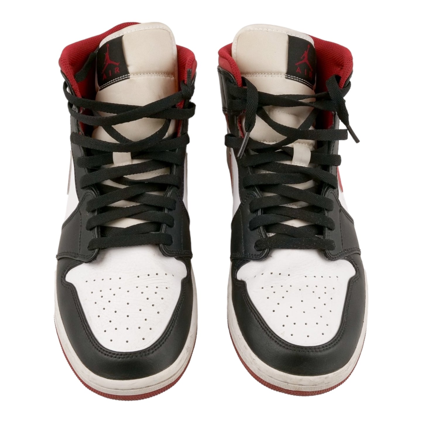 AIR JORDAN 1 MID ČERVENOČERNÉ BOTY