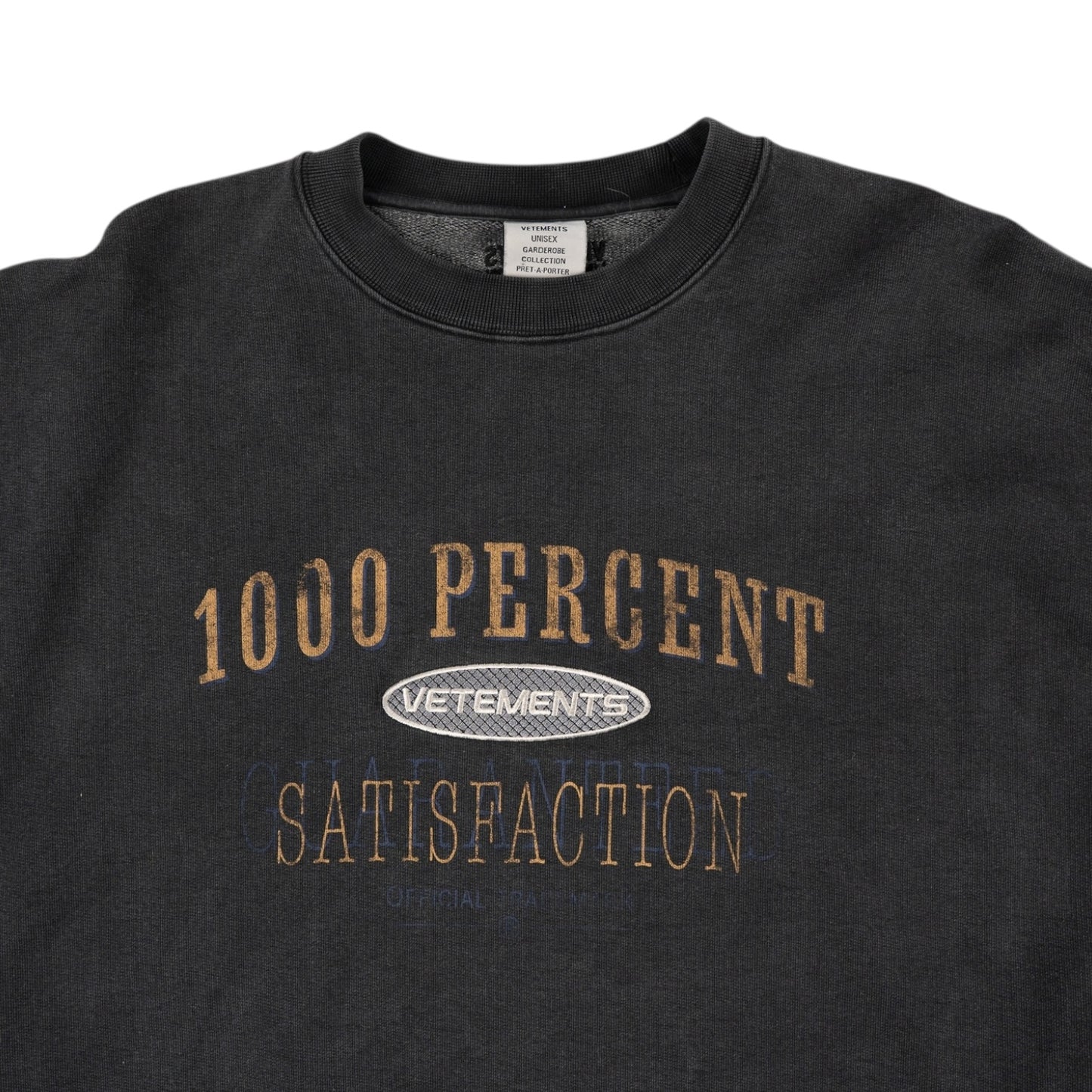 VETEMENTS 1000 CREWNECK