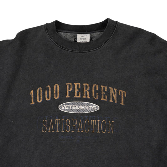 VETEMENTS 1000 CREWNECK