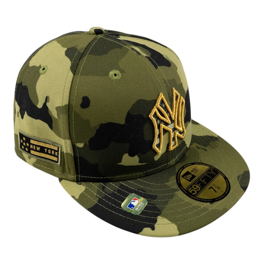 NY CAMO NEW ERA CAP