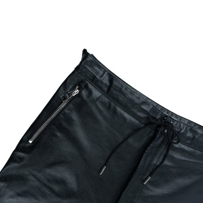 ALEXANDER MCQUEEN KOŽENÉ KALHOTY